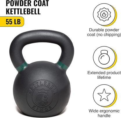 Kettlebell Kings Powder Coated Kettlebell Weights 5-90 LB