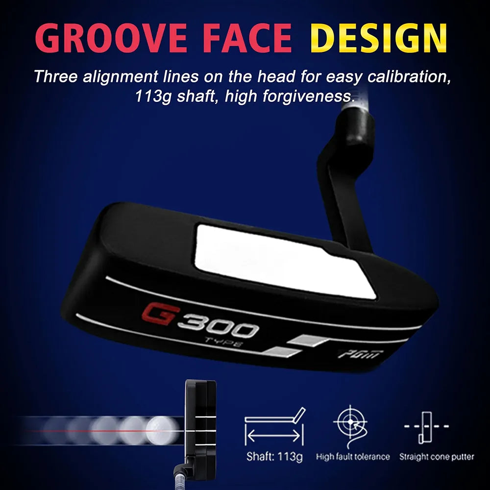 PGM Men's G300 Type 9/12 Pieces Complete Golf Club Set - Titanium #1 Driver, Draw-Biased Hybrid, High-Strength Stainless Steel Iron Set, High Forgiveness Putter, with Stand Bag