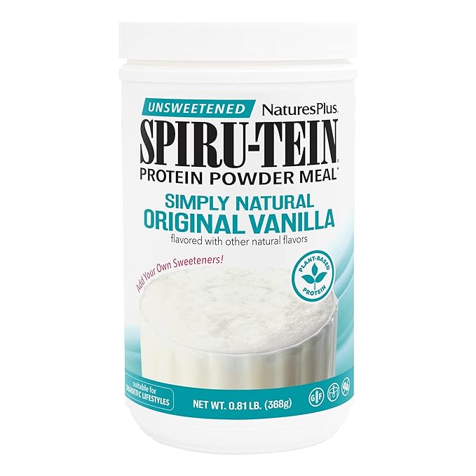 NATURES PLUS Shake Simply Natural Spirutein, 13.12 OZ