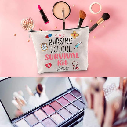 WCGXKO Nurse Gift Nurse Cosmetics Gift Nursing School Survival kit Gift for RN CNA LPV BSN LVP (NURSING SCHOOL)