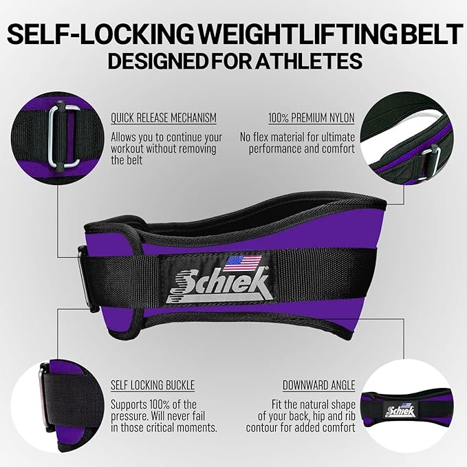 Schiek Sports Model 2006 Nylon 6" Weight Lifting