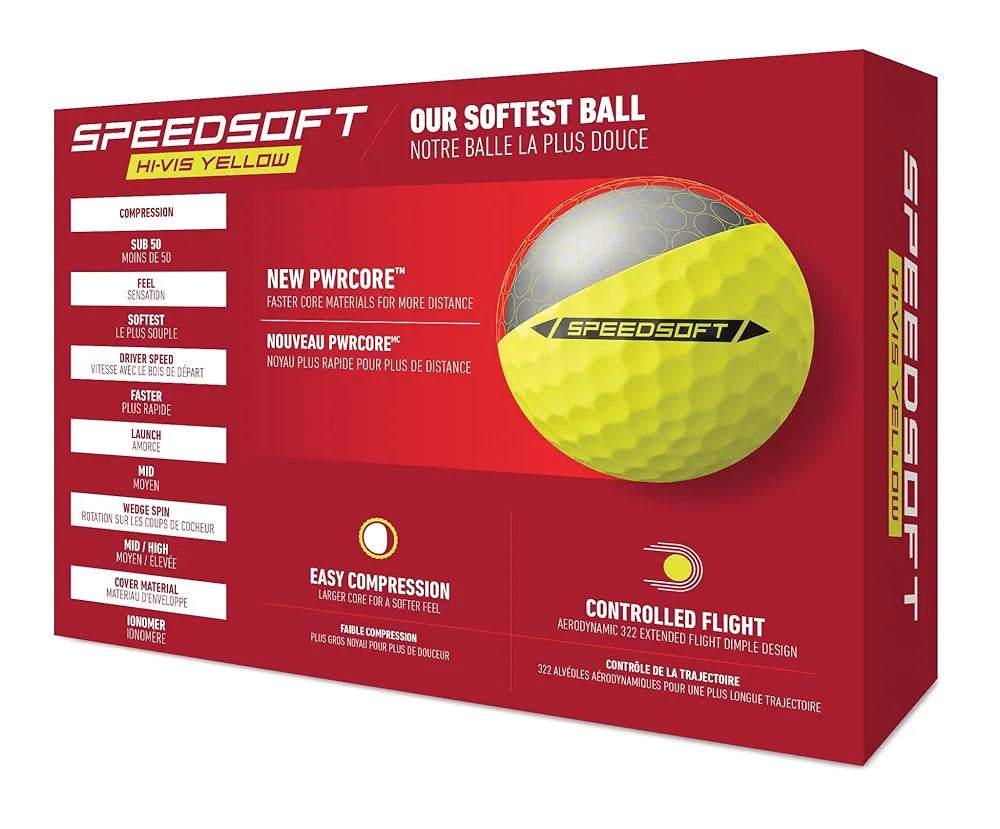 TaylorMade Golf Speed Soft Ink Golf Balls