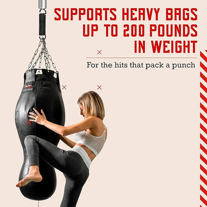 Ringside Boxing Training Heavy Duty Bag Spring (Up to 150-pounds), gray