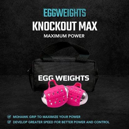 Egg Weights Knockout Max 5.0 lbs Set Bismuth 2 Eggs, 2.5 lbs