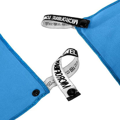 Microfiber Travel Towel (XXL:40"×72" -Blue)