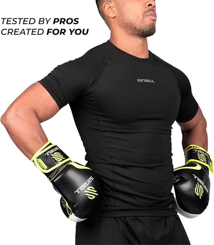 Sanabul Essential Gel Boxing Gloves for Men & Women, Kickboxing MMA, Muay Thai Gloves and Heavy Bag Training Punching & Sparring
