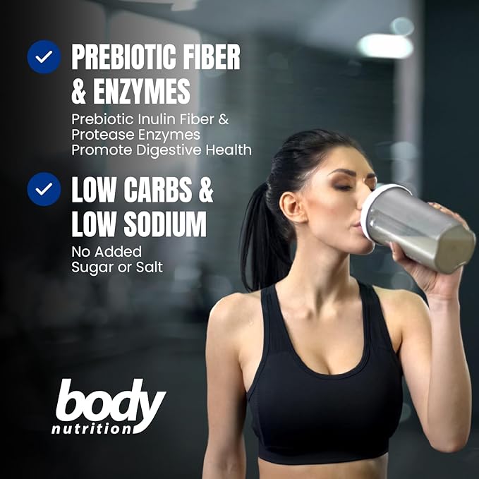 Body Nutrition Trutein High Protein Powder: 45% Whey, 45% Casein, 10% Egg White, Gluten-Free, Low Sodium, Grass Fed Whey Protein, Gym Supplement & Breakfast Shake, Chocolate Peanut Butter, 34g Sample