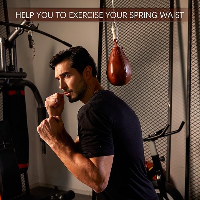 Speed Bag & Slip Ball for Boxing Reflexes & Reaction Practice, Perfect for MMA or Combat Sports