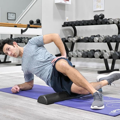 OPTP AXIS Firm Foam Roller 36" X 3" Half-Round)
