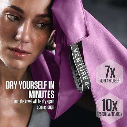 VENTURE 4TH Quick Dry Towel. Microfiber Travel Towel
