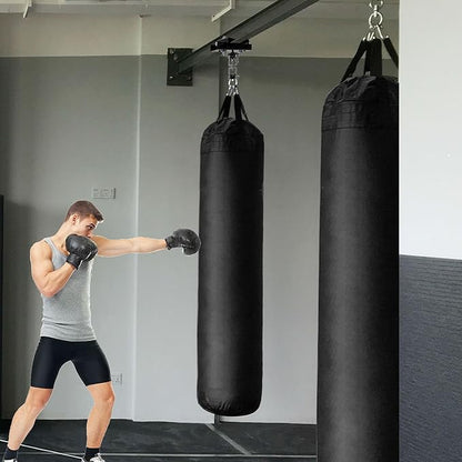Punching Bag Hanger,Beam Clamp Heavy Bag Mount,Heavy Duty Holder for Boxing,Heavy Bag hangerStainless Steel Swivel Chain with Carabiner