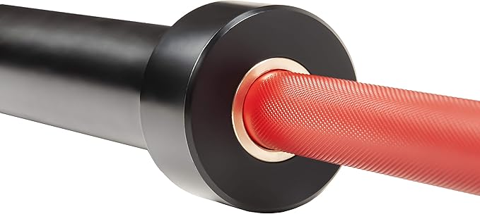 Signature Fitness Olympic Cerakote Barbell – for Home 190K PSI 1,500-Pound Capacity,