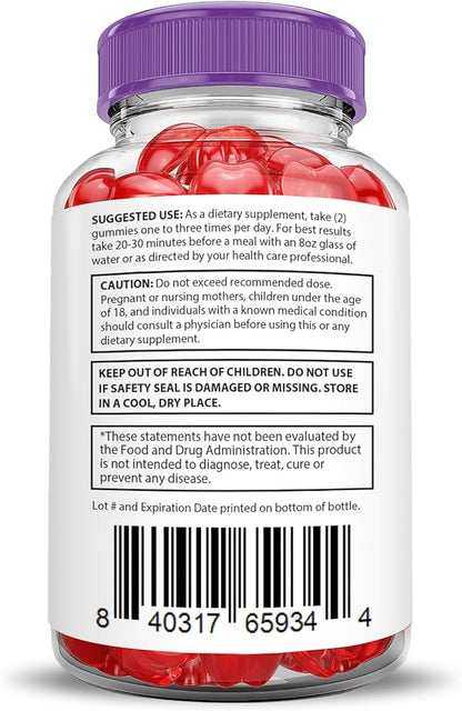 Pure Slim Keto ACV Gummies Extreme 2000MG PureSlim Keto Gummies Advanced Formula Apple Cider Vinegar with Pomegranate Beet Juice Powder B12 Vegan Non GMO 60 Gummys