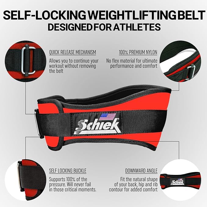 Schiek Sports Model 2006 Nylon 6" Weight Lifting
