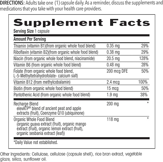 COUNTRY LIFE B Vitamin Cellular Recharge, 30 CT