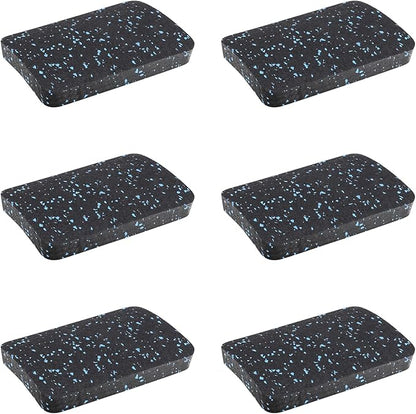 Treadmill Mat Pads 4.7" x 3.2" x 0.55" (6 (6 PCS)