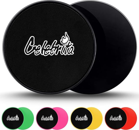 Celebrita Pair of Gliding Discs Core Sliders Ab