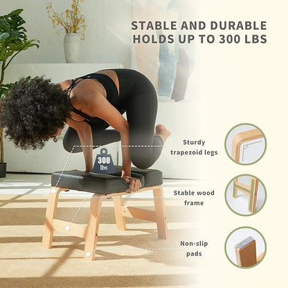 Yoga Headstand Bench- Stand Yoga Chair for Family
