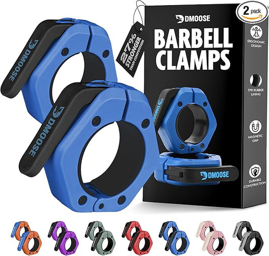 DMoose Fitness Barbell Clips 2" (Pair) - Quick