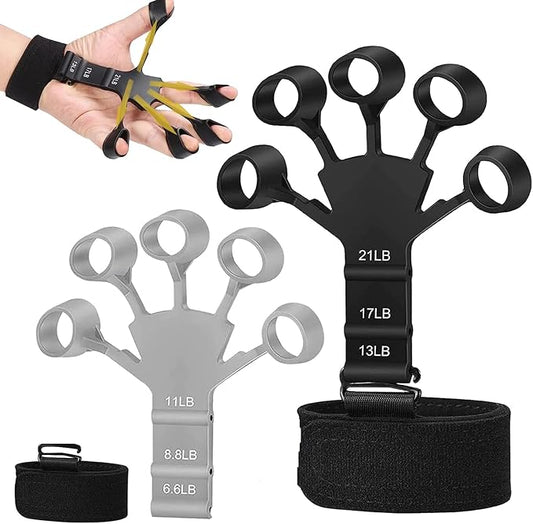 Gripster,Forearm Strengthener & Finger Strengthener,2PCS Upgraded Grip Strength Trainer,6 Resistant