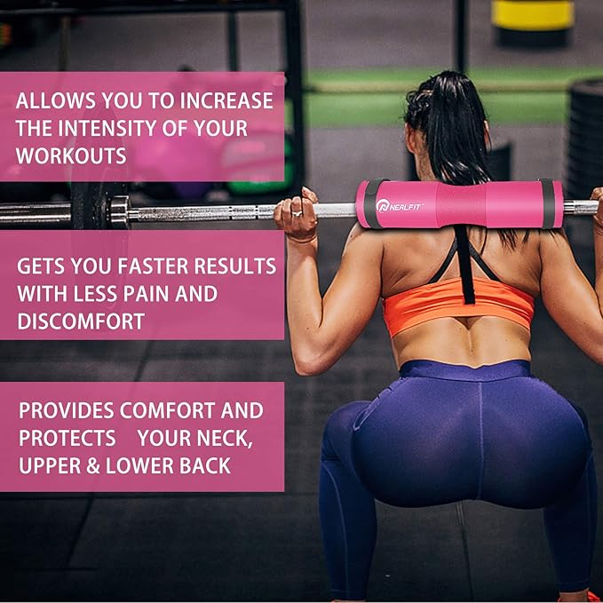Barbell Pad Squat Pad for Squats—Squat Bar Pad—Great