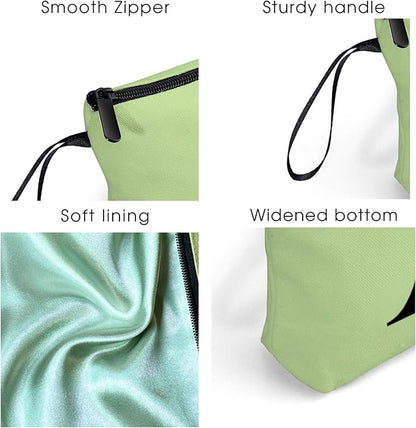 SEAMOON Happy Birthday Friendship Bridesmaid Team Gifts for Employees Women Mom Aunt Daughter Teenage Girl Personalized Make up Cosmetic Bag Travel with Mirror Mothers Day Christmas Graduation X