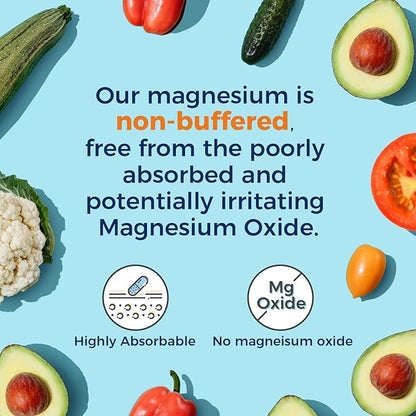 Vitalitown 6-In-1 Magnesium Complex 1160mg Per Serving, Magnesium Glycinate, Citrate, Carbonate, Aspartate, Gluconate & Lactate, High Absorption, Bone, Muscle, Sleep & Digestive Health, 120 Vegan Caps