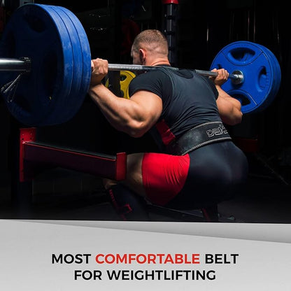 DEFY Weight Lifting Lever Belt - Pure Leather 10MM Weightlifting 4" Wide