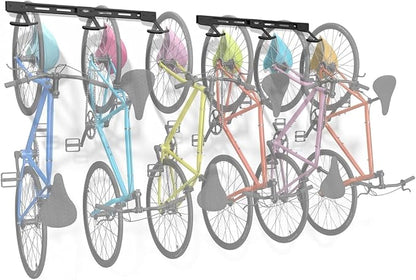 Koova Wall Mount Bike Rack | Steel Bike Mount | Adjustable Hangers | Easy Mount | USA Made