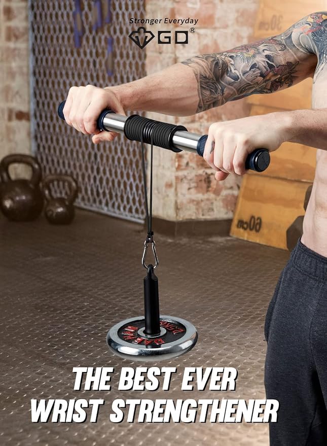 GD Wrist Roller V.W Forearm Blaster Trainer Arm