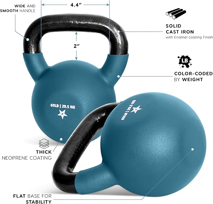 Yes4All Neoprene Coated/Adjustable Kettlebell & Kettlebell Sets -