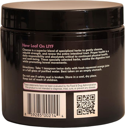 Herbal Colon Cleanse and Detox Dietary Supplement - 10 ounce powder. By Lou Corona