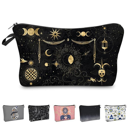 Noozion Makeup Bag for Purse Cute Cosmetic Bag Travel Toiletry Bag Pouch Waterproof Organizer Bag for Women Girls…