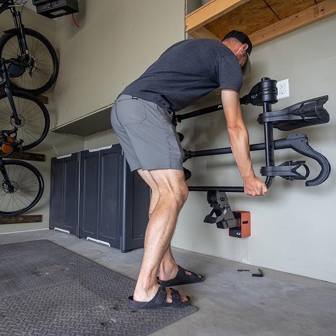 Kuat Rack Dock | Sturdy Versatile Easy to Mount Rack Station for 2" & 1.25" Hitch - Up to 115 LBS Weight Capacity | Hardware Included, Orange