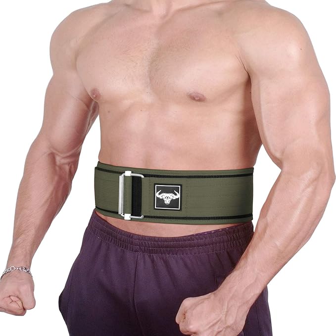 IBRO Quick Locking Premium Weight Lifting Belt - Powerlifting 4 Inch