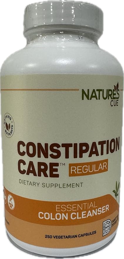Kosher Occasional Constipation Care Regular Essential Colon Cleanser 250 Vegetarian Capsules