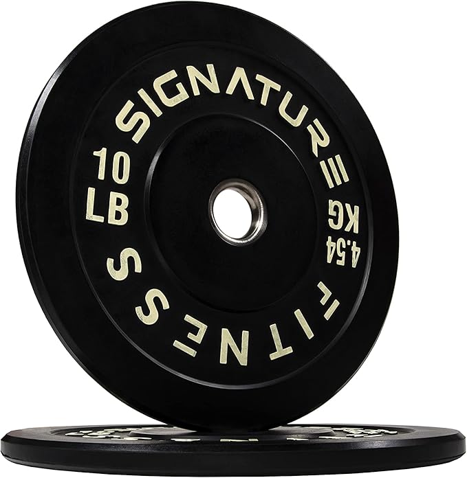 Signature Fitness 2" Olympic Bumper Plate Weight Plates