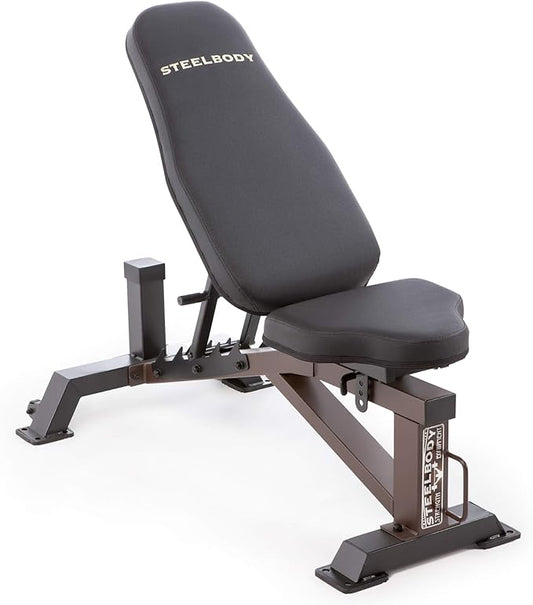 Steelbody Deluxe Utility Weight Bench for Home Gym