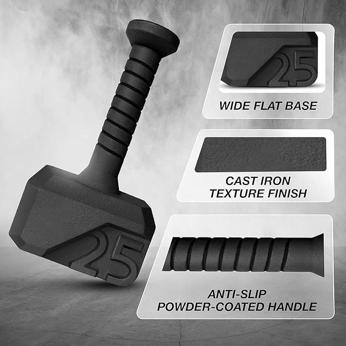 Yes4All Hammer Kettlebells 15 25, 35 35 lbs