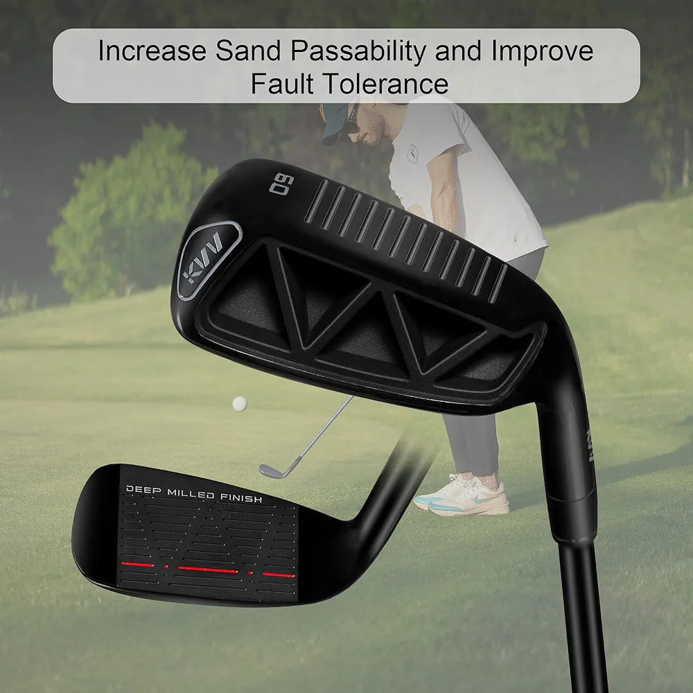 KVV Premium Sand Wedge for Men & Women 45/55/60 Degree Golf Wedges, Golf Pitching & Chipper Wedge -Legal for Tournament Play, Improve Your Short Game