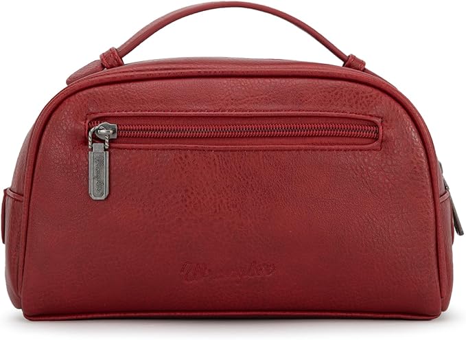 Wrangler Makeup Pouch Bag Mini Western Toiletry Purse Cosmetic Organizer Paisley Travel Pouch for Women