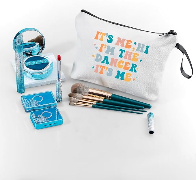 Dance Gifts, Dance Teacher Gifts, Dance Makeup Bag, Dancer Gifts,Dance Moms Merch, Dance Recital Gifts for Girls,Appreciation Gifts for Women Daughter Dance Teams Ballet Sister,Christmas Gifts
