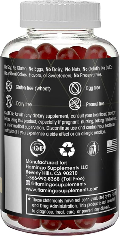 Sugar Free Shilajit Gummies (1000mg Serving)- Natural Himalayan Organic Fulvic Acid Shilajit Supplement for Men and Women -60 Gummy Chews