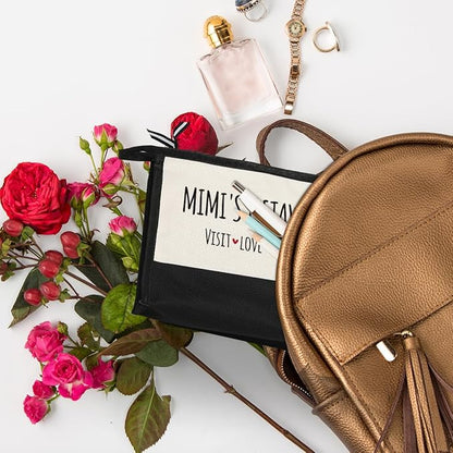 Grandma Gifts Mimi Gifts Makeup Bag Nana Birthday Gifts Great Grandma Gifts First Time Grandma Gifts Grandmother Gifts Christmas for Gigi Nana New Grandma Promoted to Grandma Cosmetic Bag