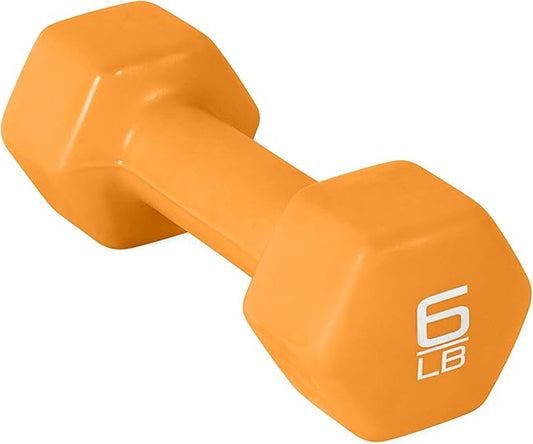 CAP Barbell Vinyl Coated Dumbbell | 1-15 LB Single or Pair