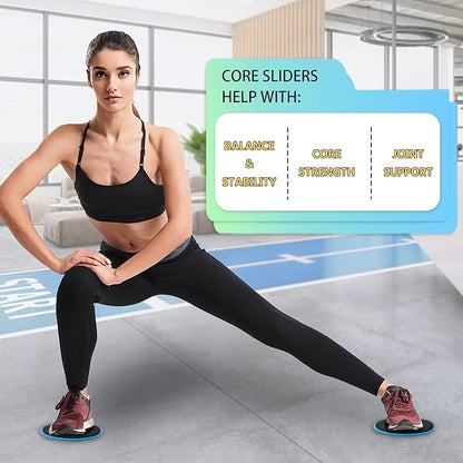 ZILLEEN Exercise Sliders for Working Out
