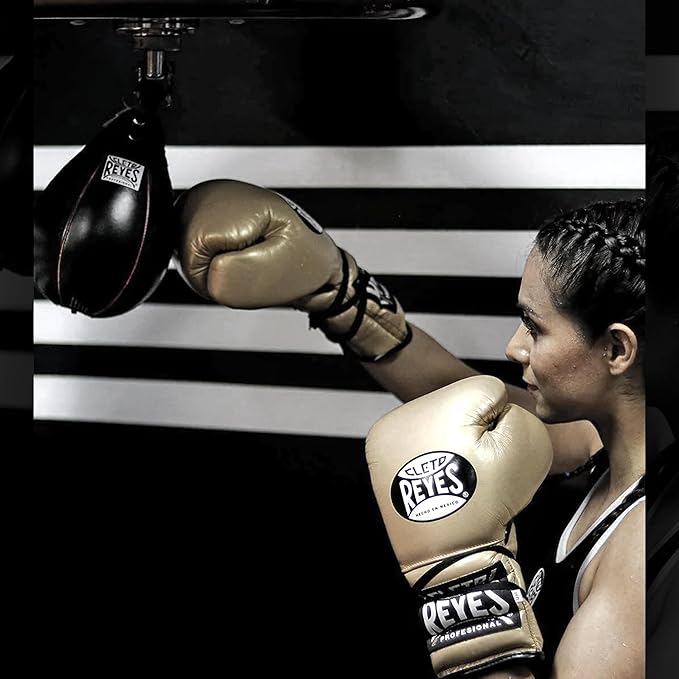 CLETO REYES Platform Leather Punching Speed Bag for Boxing, MMA, Muay Thai, Training Equipment