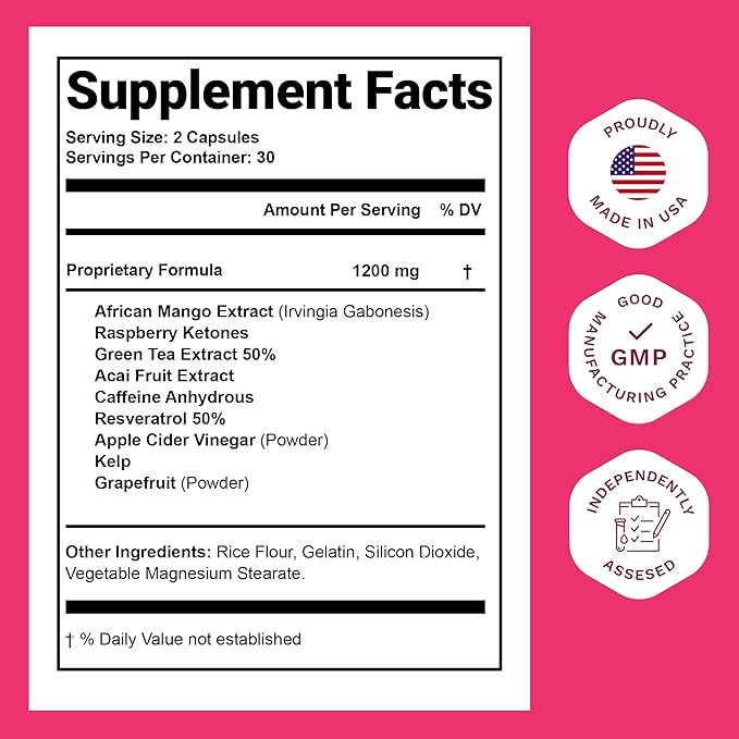 Phenelite Fat Burner for Women - Weight Loss Support and Diet Pills for Helping Reduce Belly Fat - Supplement Made of Raspberry Ketones and Premier Plant Extracts - Appetite Suppressant, Vegan