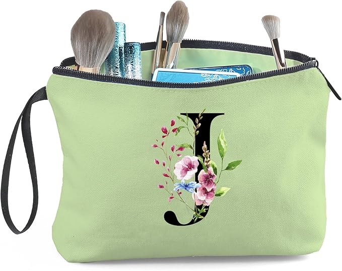SEAMOON Birthday Inspirational Bridesmaid Proposal Team Small Gifts for Women Mom Aunt Teacher Sister Coworkers Makeup Cosmetic Bag Travel with Mirror Mothers Day Christmas Graduation J