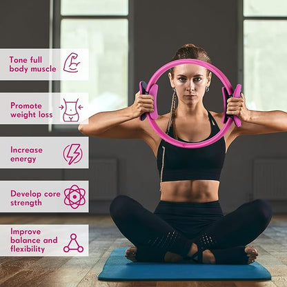 Syhood Pilates Ring 11.81 Inch Pilates Circle Yoga
